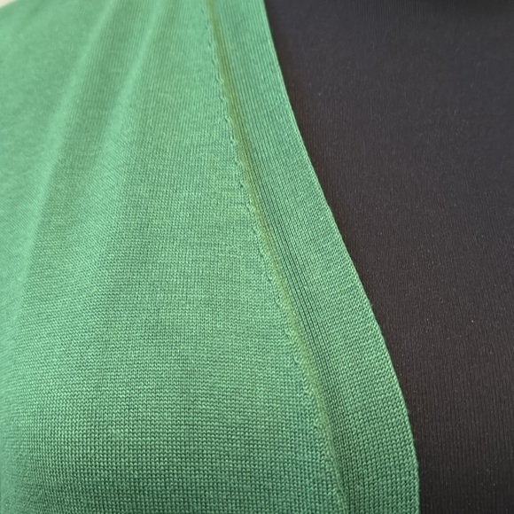 Chico’s Spun Rayon Cardigan Size L ( Chico’s Size 2) Verdant Green - Picture 2 of 8